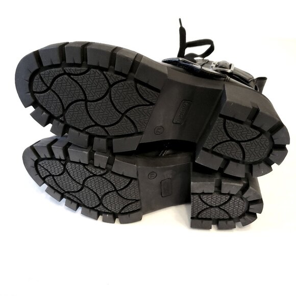 Seychelles Harley WIDE WIDTH Buckle Chunky Lug Sole Boots - Picture 7 of 9